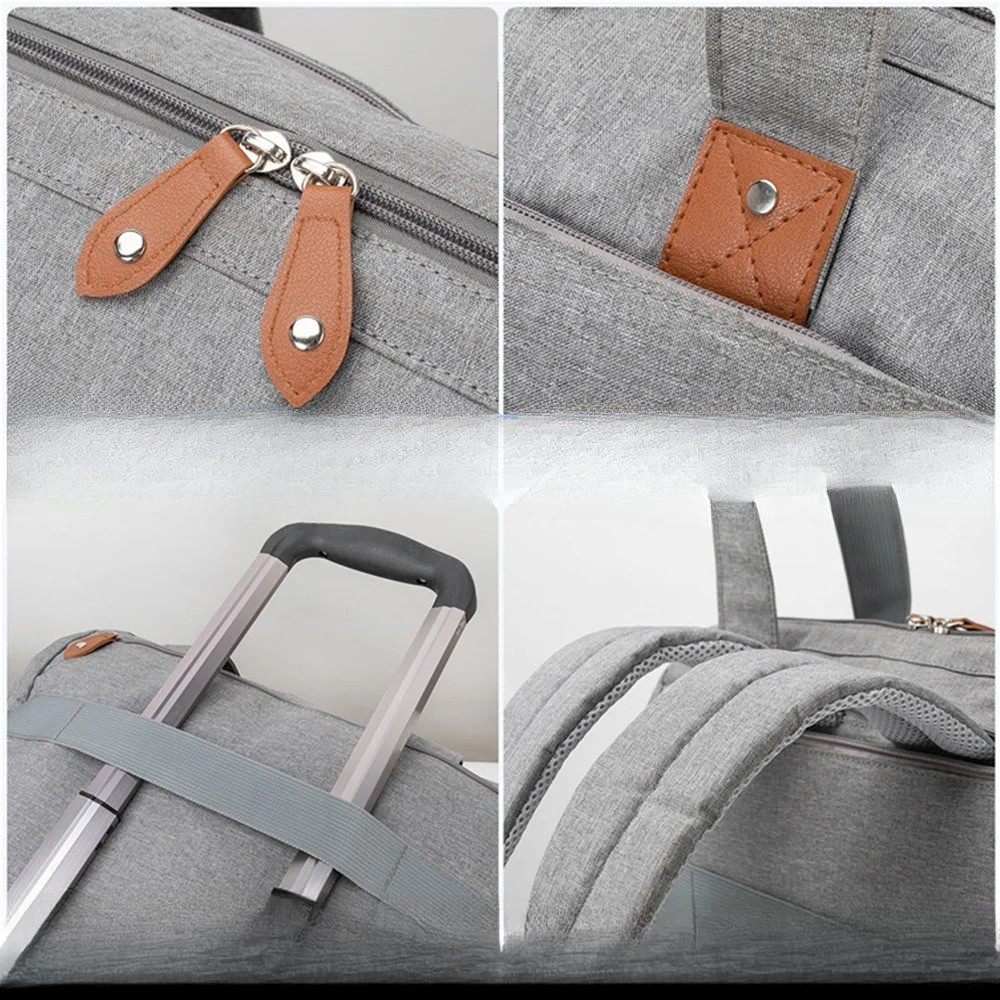 Grands sacs à dos pour maman et papa, sacs à langer pour bébé avec pochette à tétines, pour les affaires de bébé – Image 6