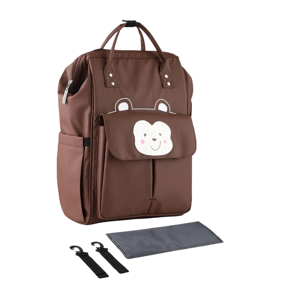 Grand sac à dos imperméable avec motif cartoon – Image 4