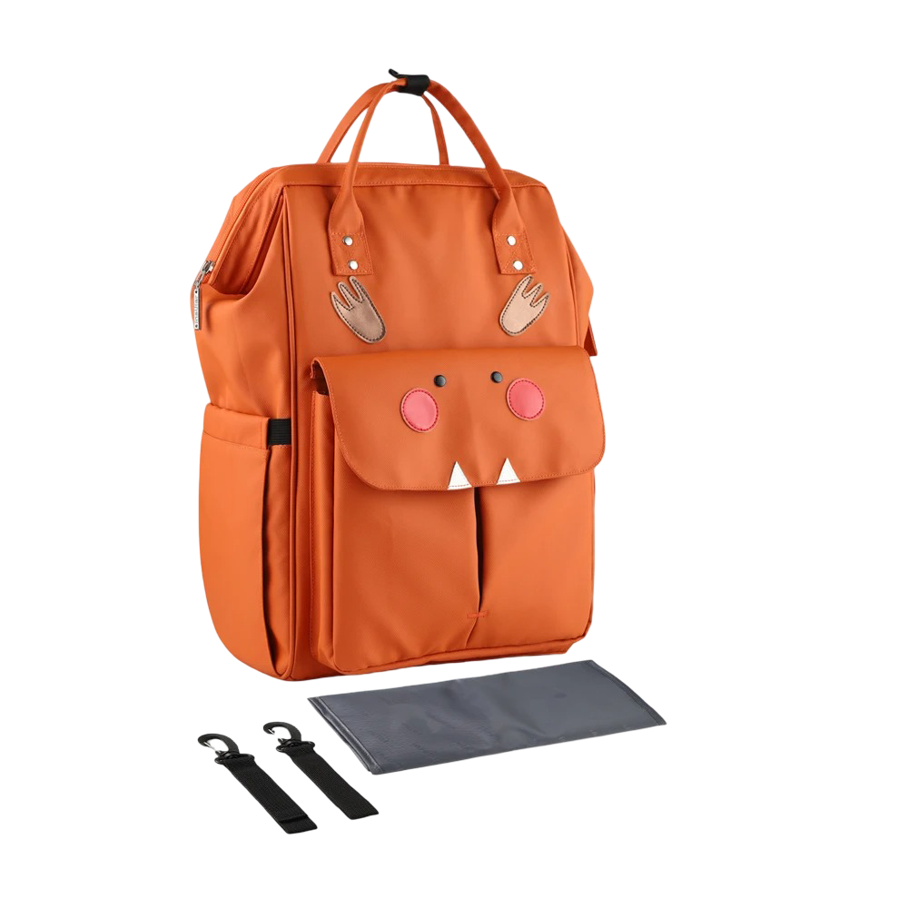 Grand sac à dos imperméable avec motif cartoon – Image 8