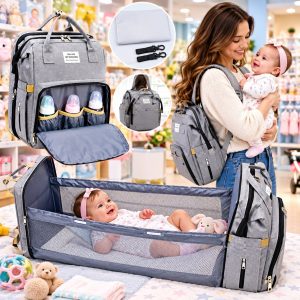 Sacs à dos avec matelas et lit pliable de bébé