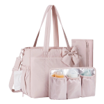 Sac organiseur pour poussette avec espace à langer.