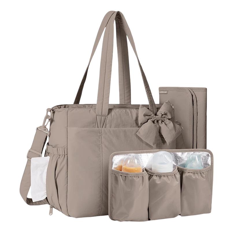 Sac à langer pour maman, organiseur pour poussette, avec espace à langer. – Image 2