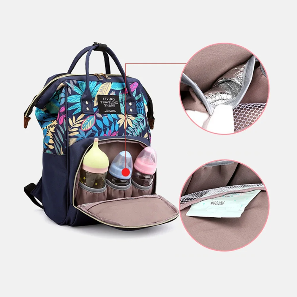 Sac à langer à dos pour femme à grande capacité – Image 2