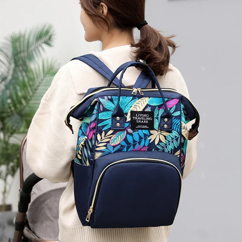Sac à langer à dos pour femme à grande capacité – Image 4