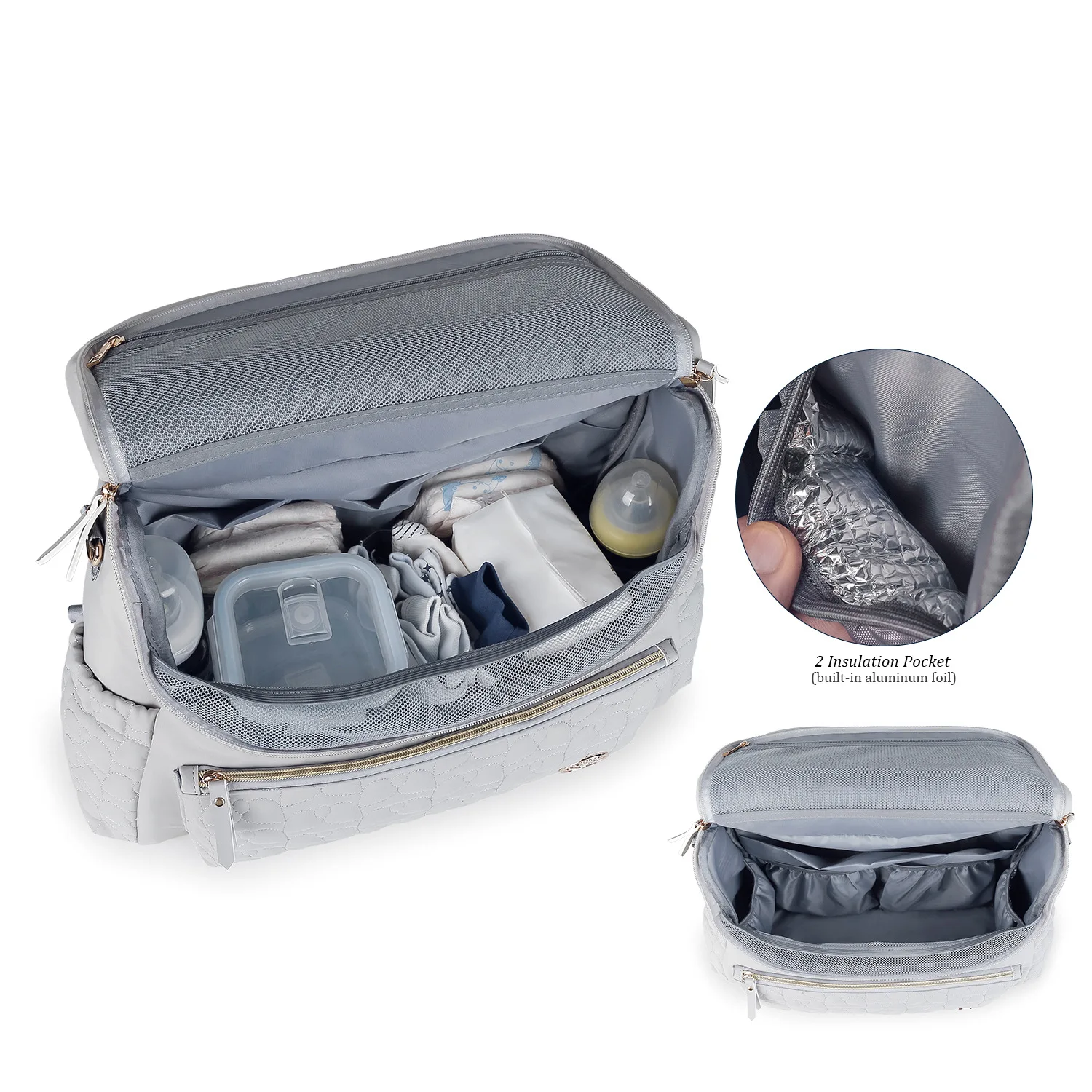 Sac a langer à dos imperméable et de grande capacité et robuste. – Image 6