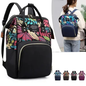 Sac à langer à dos pour femme à grande capacité