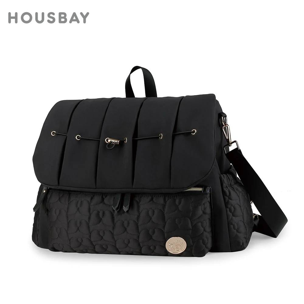 Sac a langer à dos imperméable et de grande capacité et robuste.