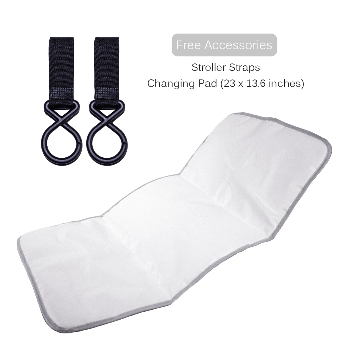 Sac à langer pour bébé, à dos et de voyage, pour poussette avec matelas à langer. – Image 3
